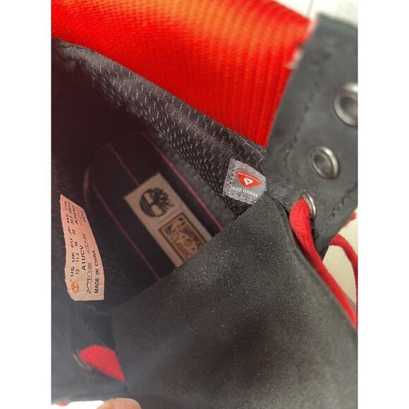 Timberland Chicago Bulls Suede Leather Premium Waterproof Men's Boots Size 12 - Picture 9 of 11